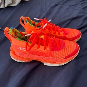 Under Armour Sour Patch Kids Peach Sneakers Youth 4.5